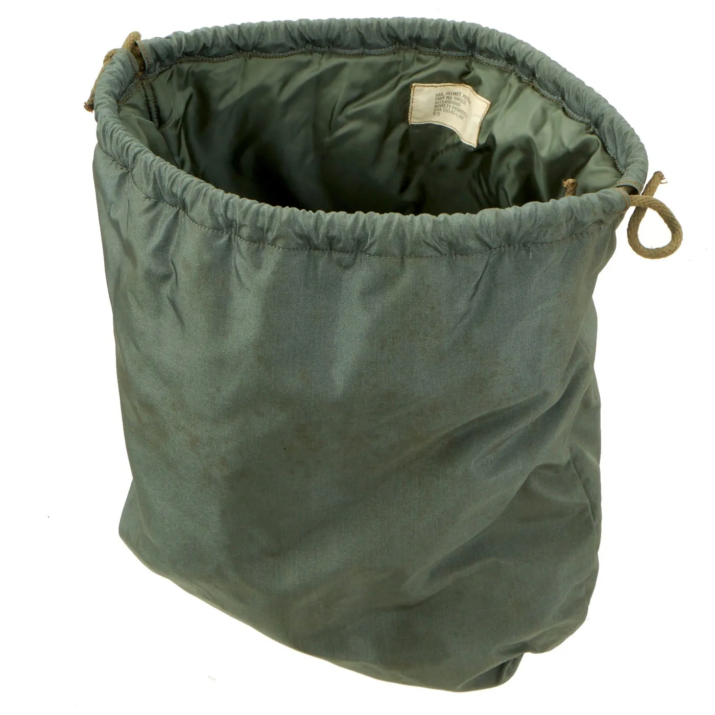 Original U.S. Vietnam War Era HGU-26/P Flight Helmet with Dual Visor and Oxygen Mask and Storage Bag