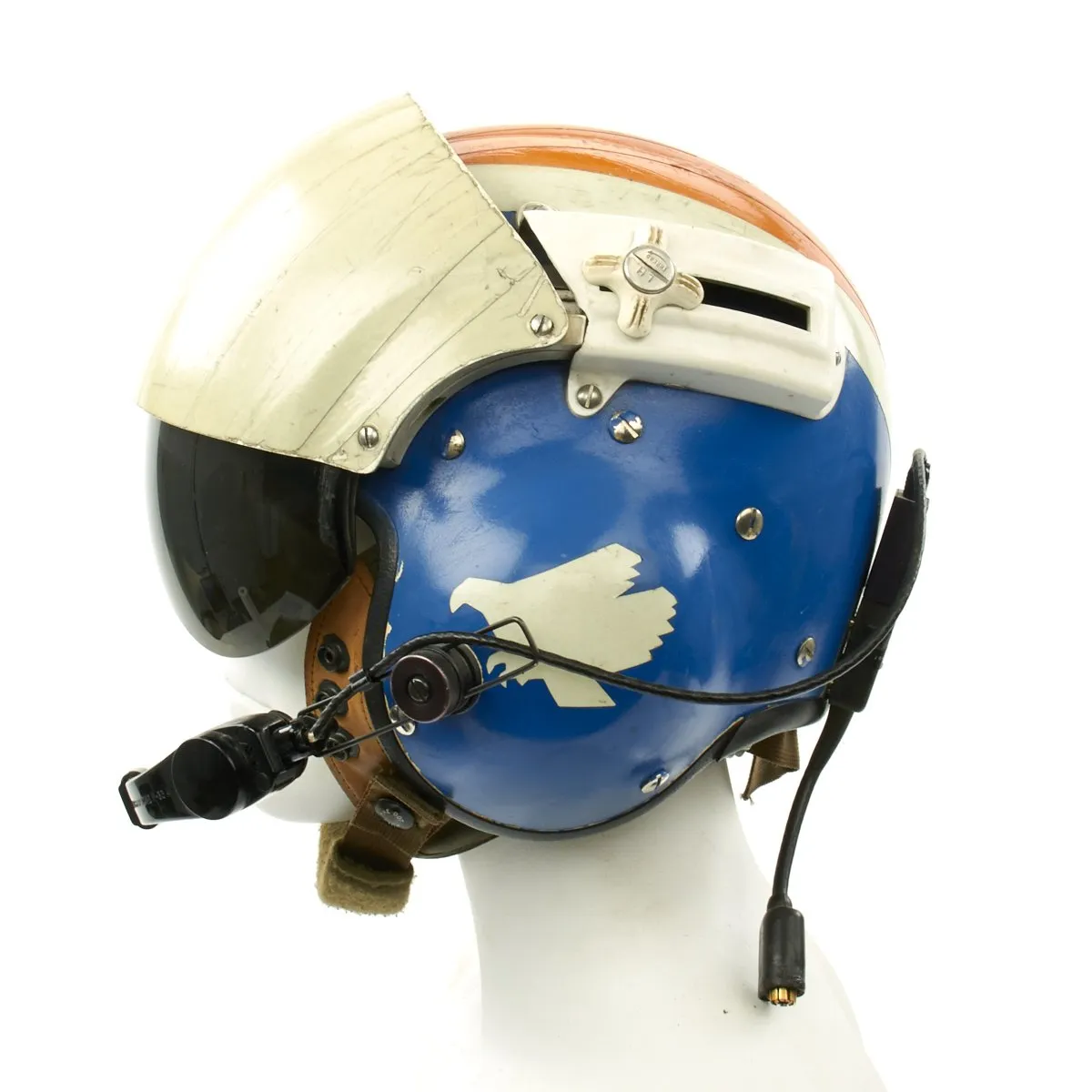 Original U.S. Vietnam War Gentex SPH-4 with Ramshorn Dual Visor Helicopter Helmet