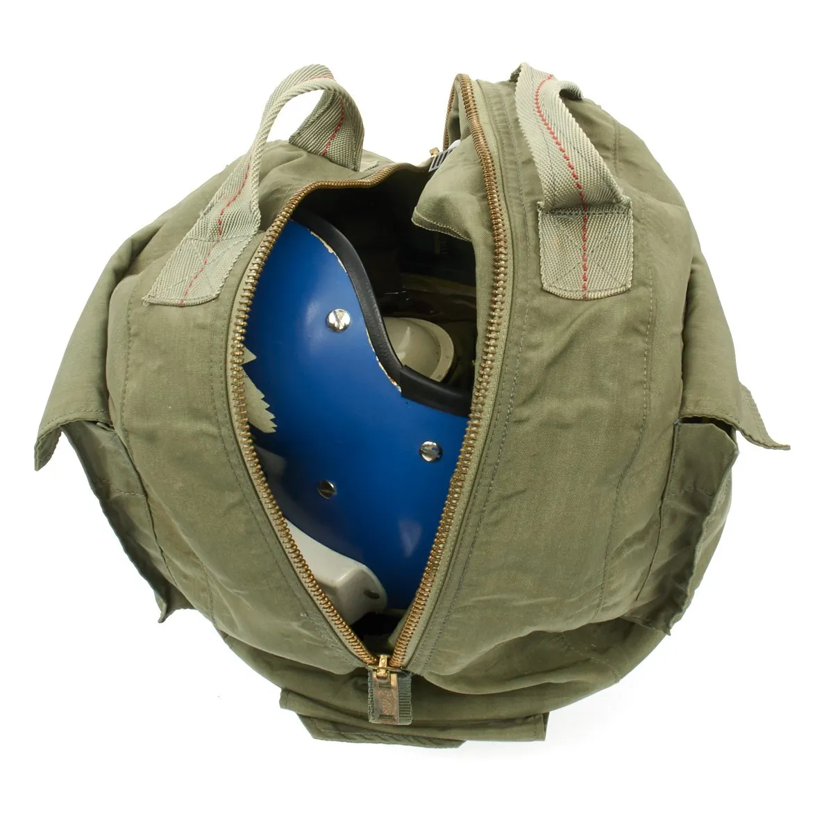 Original U.S. Vietnam War Gentex SPH-4 with Ramshorn Dual Visor Helicopter Helmet