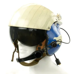 Original U.S. Vietnam War Gentex SPH-4 with Ramshorn Dual Visor Helicopter Helmet