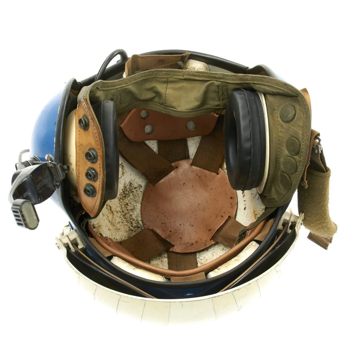 Original U.S. Vietnam War Gentex SPH-4 with Ramshorn Dual Visor Helicopter Helmet