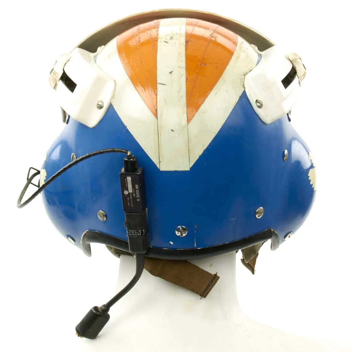 Original U.S. Vietnam War Gentex SPH-4 with Ramshorn Dual Visor Helicopter Helmet