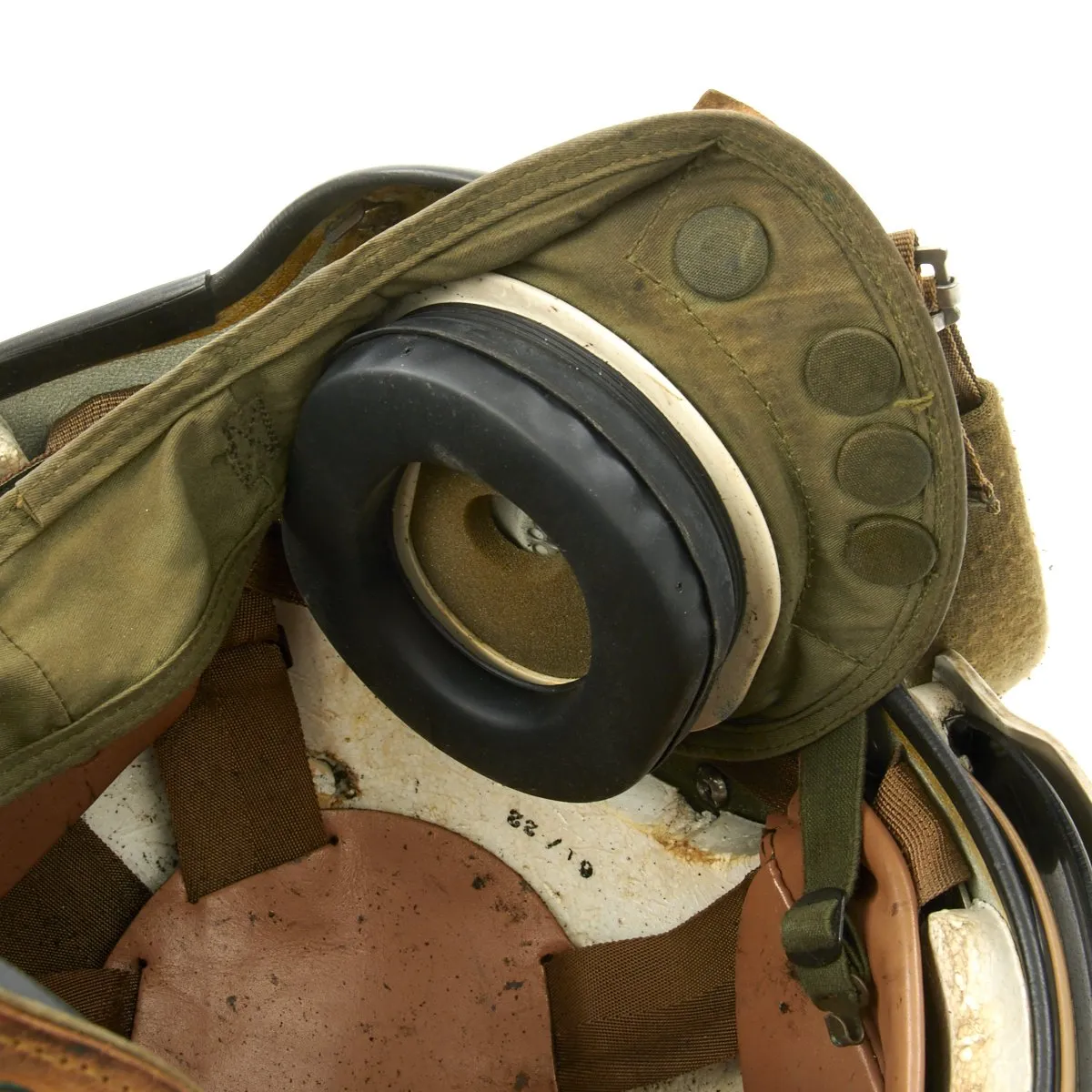 Original U.S. Vietnam War Gentex SPH-4 with Ramshorn Dual Visor Helicopter Helmet