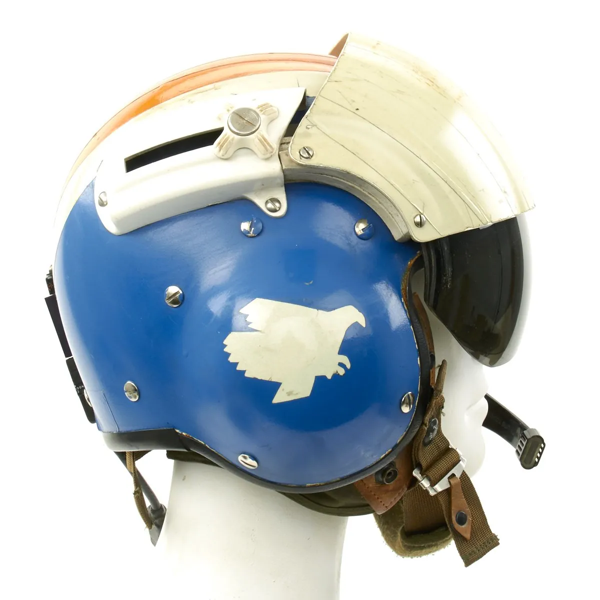 Original U.S. Vietnam War Gentex SPH-4 with Ramshorn Dual Visor Helicopter Helmet
