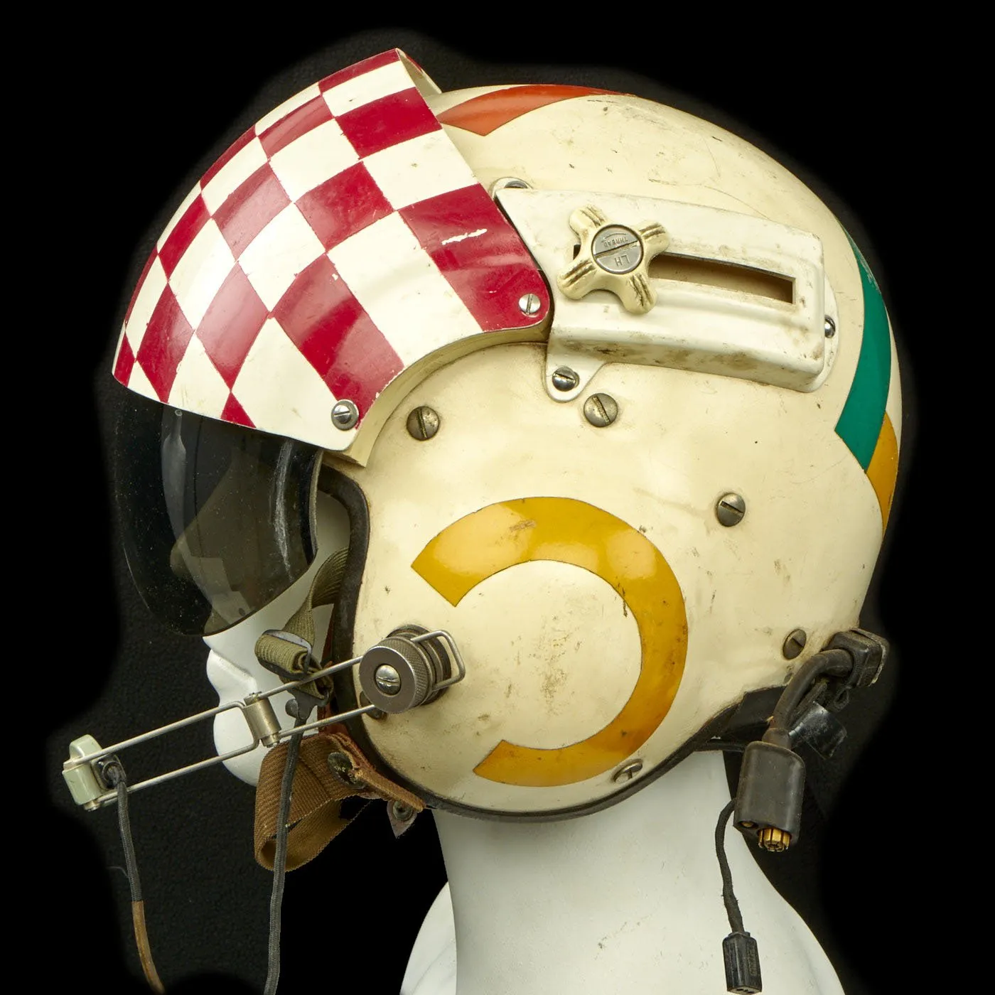 Original U.S. Vietnam War Helicopter Pilot Decorated Gentex SPH-4 Helmet with Double Visors