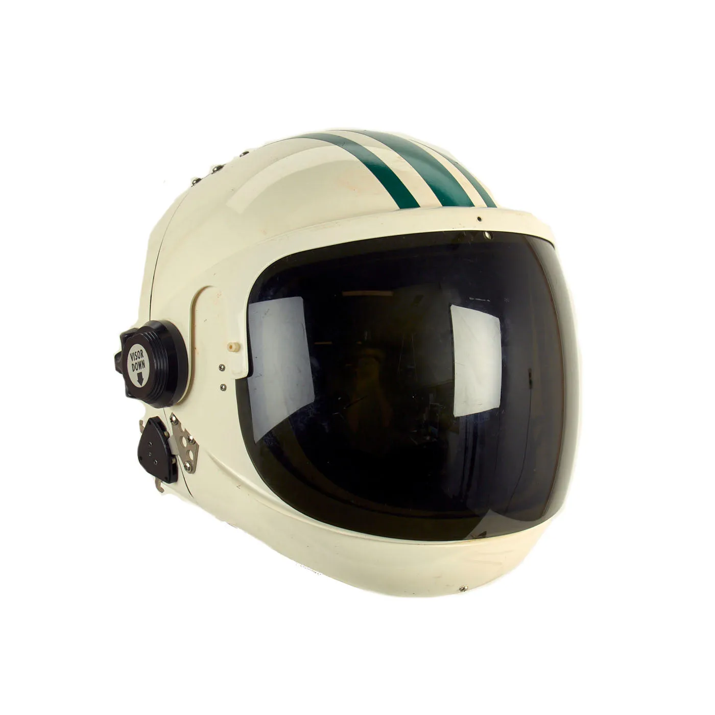 Original Vietnam War Era US Navy Rare HGU-20/P Clamshell Fighter Pilot Helmet by Robert Shaw Controls Co - Dated 1970