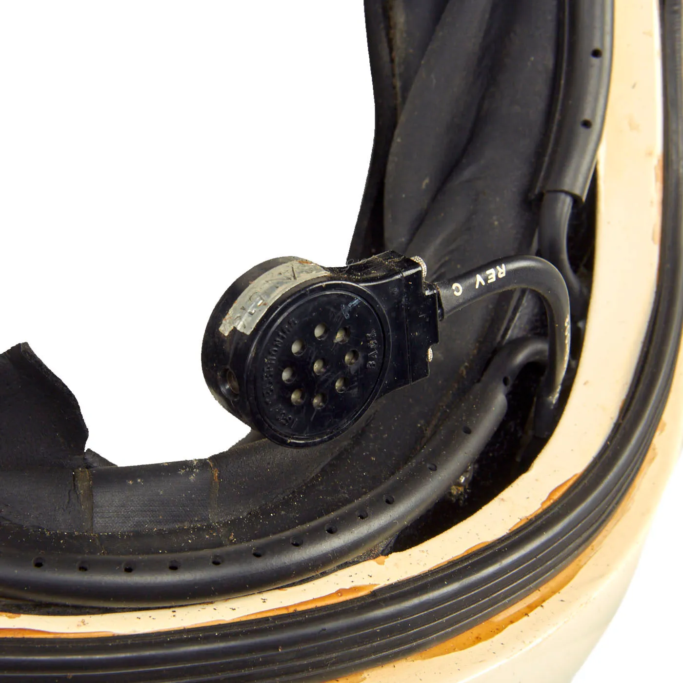 Original Vietnam War Era US Navy Rare HGU-20/P Clamshell Fighter Pilot Helmet by Robert Shaw Controls Co - Dated 1970