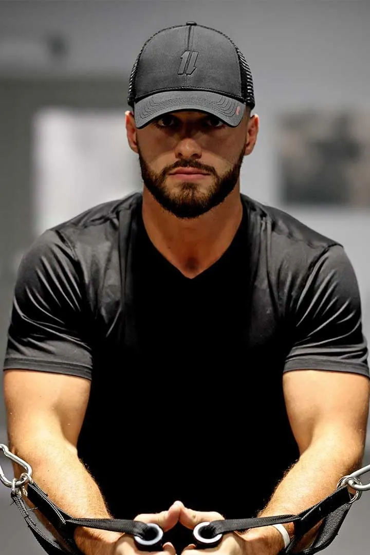 Performance Trucker Hats for Men by King & Fifth | Mens Baseball Hats with Low Profile & Mesh Fabric   Workout Hat