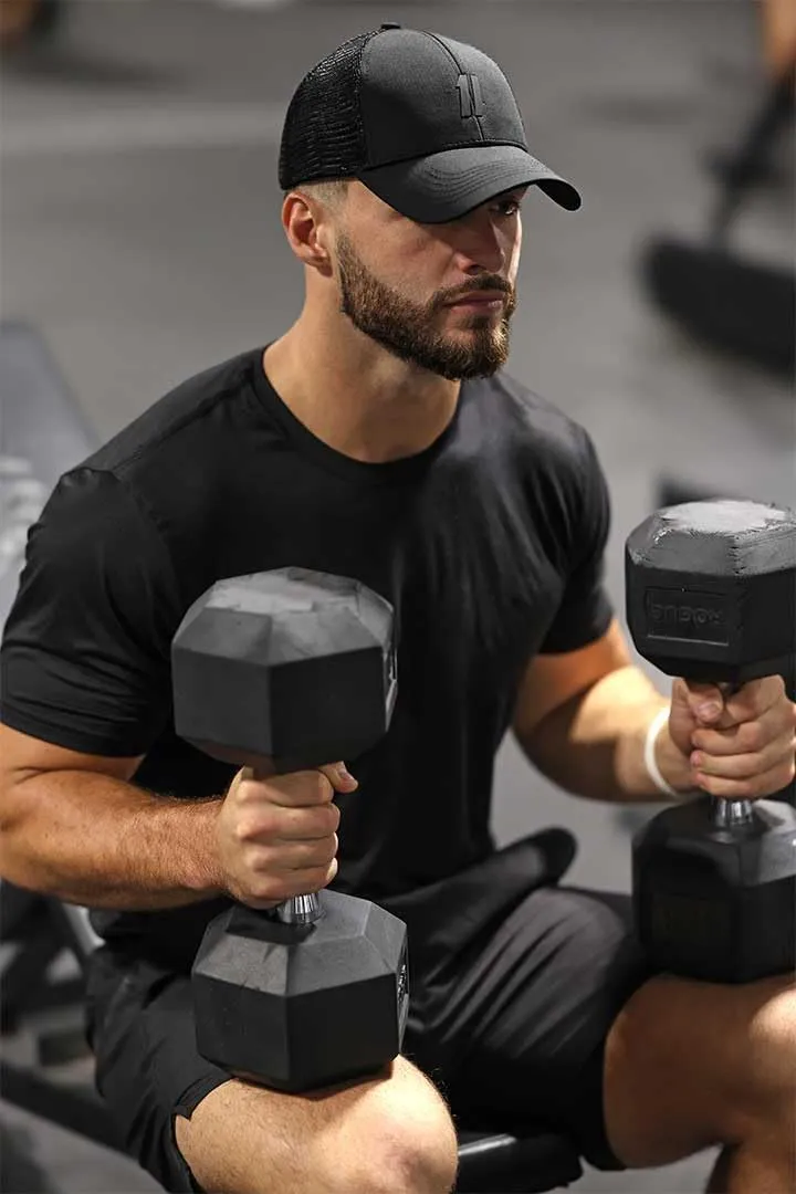 Performance Trucker Hats for Men by King & Fifth | Mens Baseball Hats with Low Profile & Mesh Fabric   Workout Hat