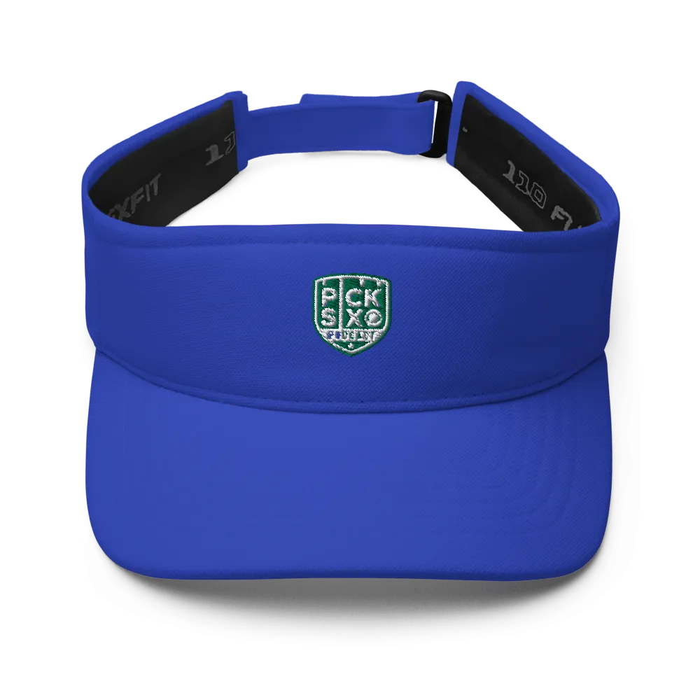 Pick Six Podcast Logo Visor