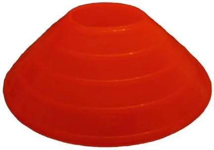 Set of 20 Disc Cones Bright Orange