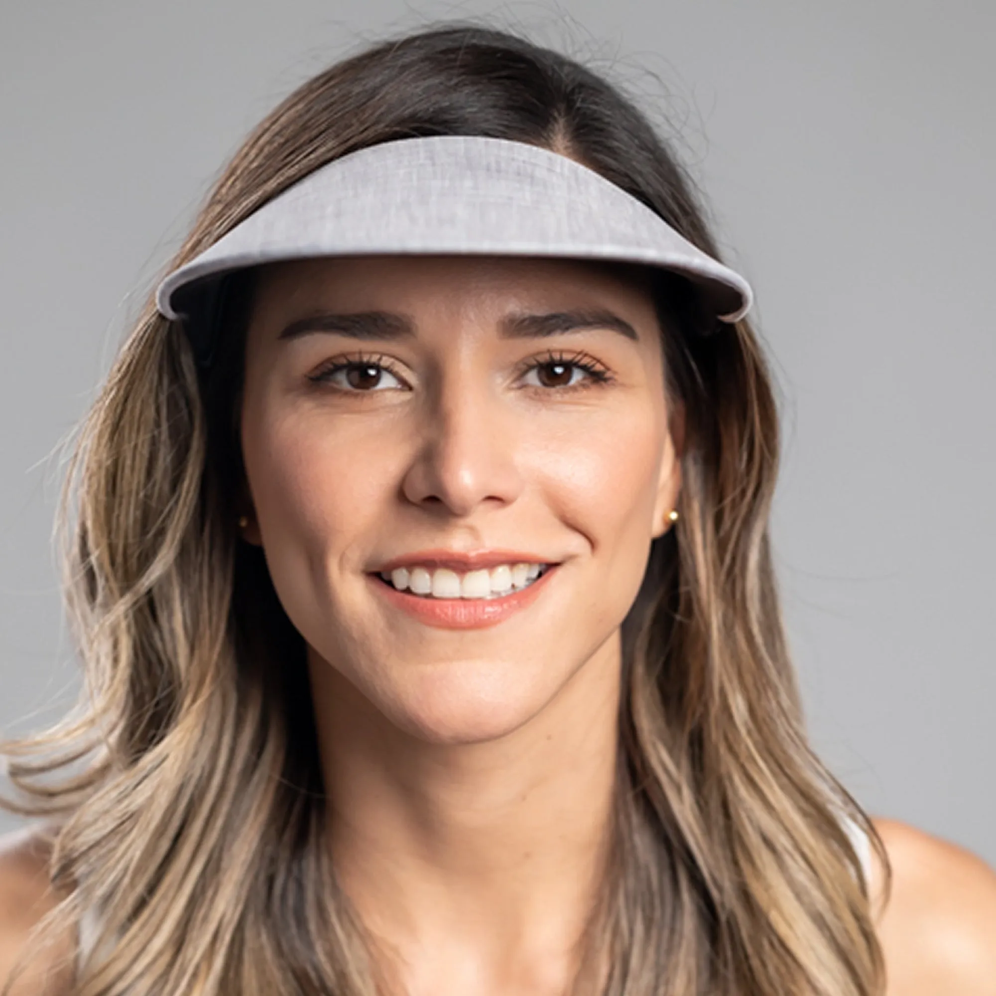 Square Brim - Cloud Grey Linen