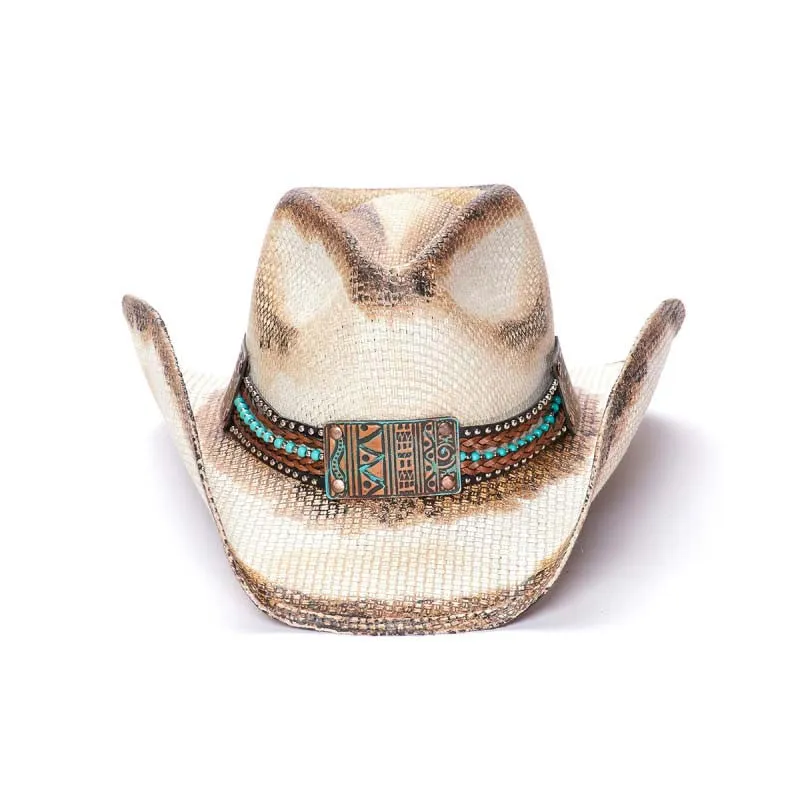 Stampede Hats - "Blaze" Tea Stained Cowboy Hat