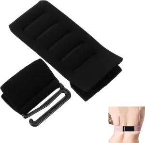 Strap Extender for Bra Women Strap Extension 5 Hook Adjustable Bras Band Extender Buckle Swimsuit Back Bras Strap Extender Comfortable Elastic Bra Extension 3.5 x 1.2 inch