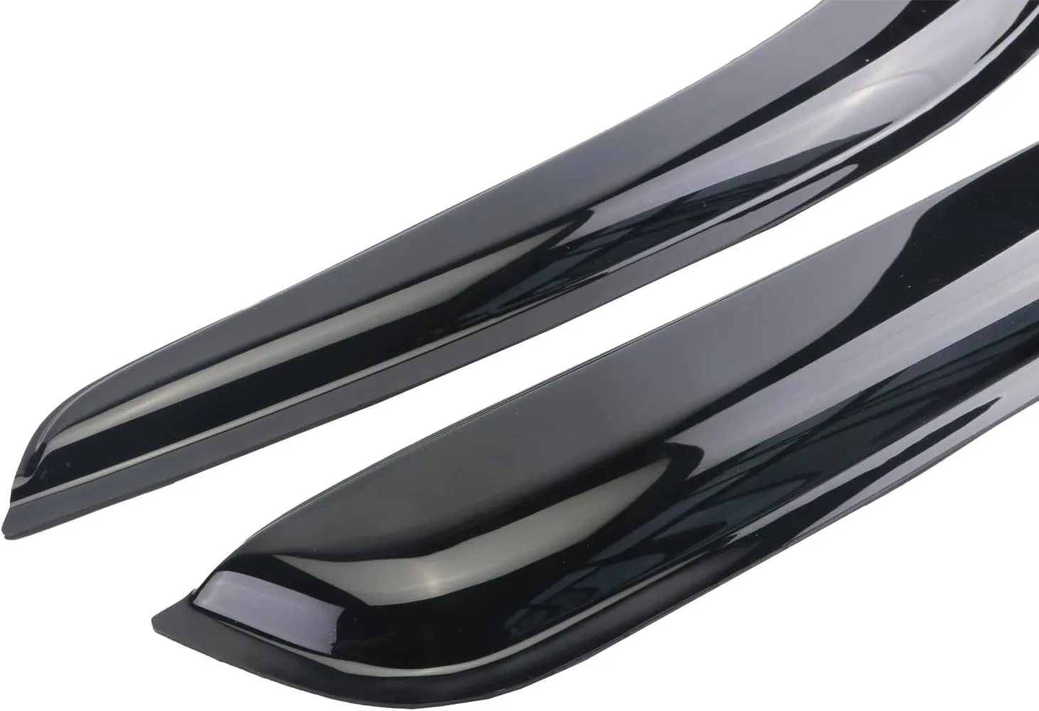 Tape-On Window Visors FIT 2011-2023 Mitsubishi Outlander Sport/ASX  4-Piece Rain Guards, Acrylic, Easy 3M Installation