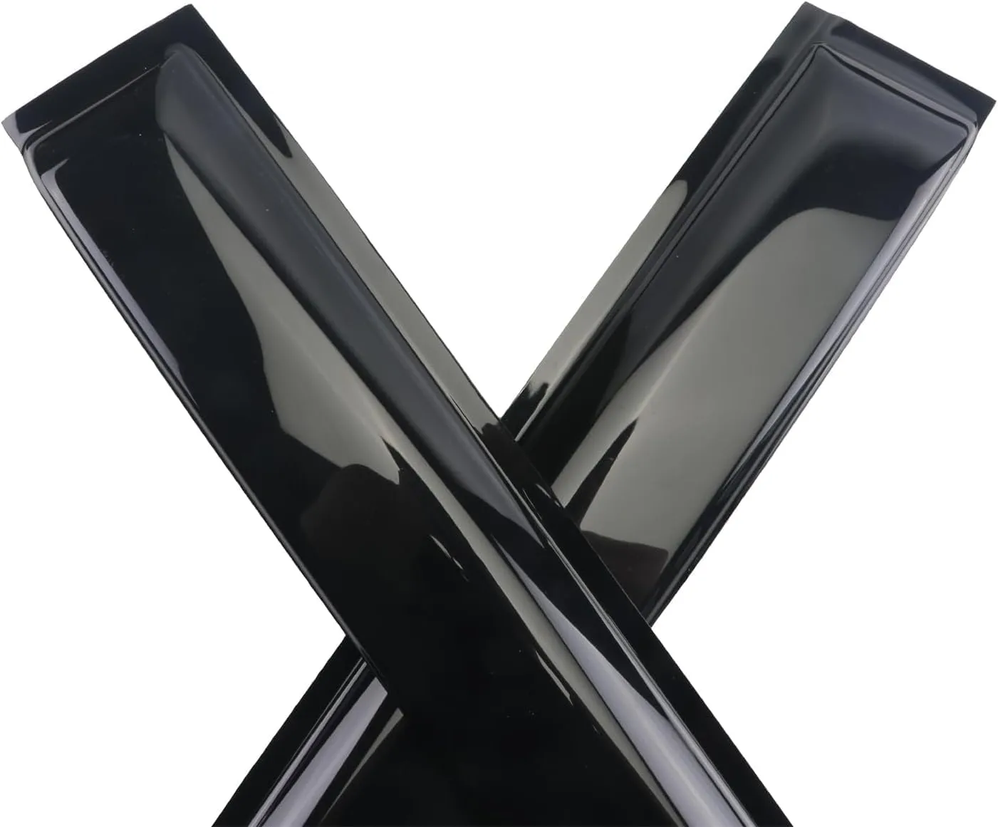 Tape-On Window Visors FIT 2011-2023 Mitsubishi Outlander Sport/ASX  4-Piece Rain Guards, Acrylic, Easy 3M Installation