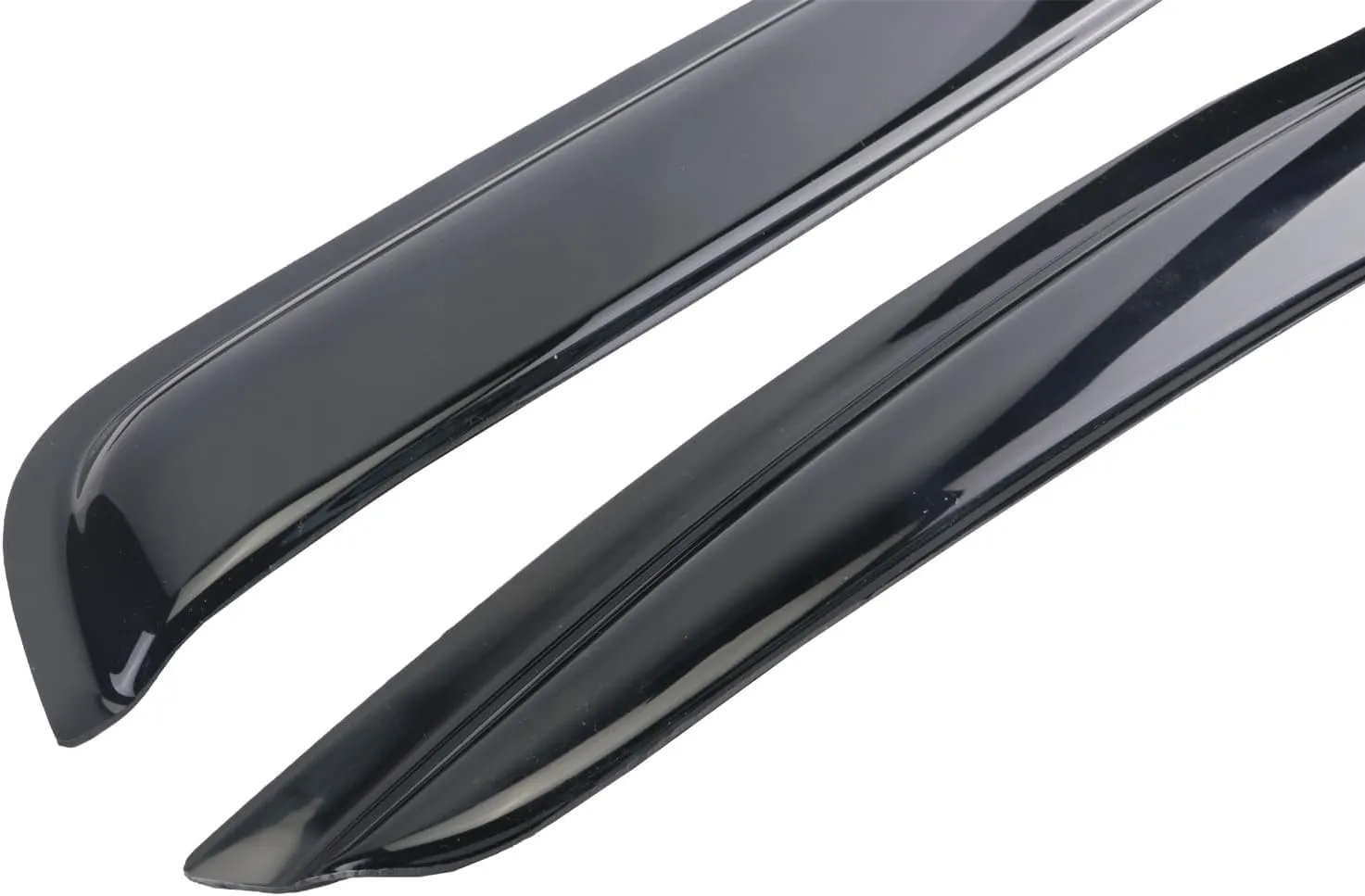 Tape-On Window Visors FIT 2011-2023 Mitsubishi Outlander Sport/ASX  4-Piece Rain Guards, Acrylic, Easy 3M Installation