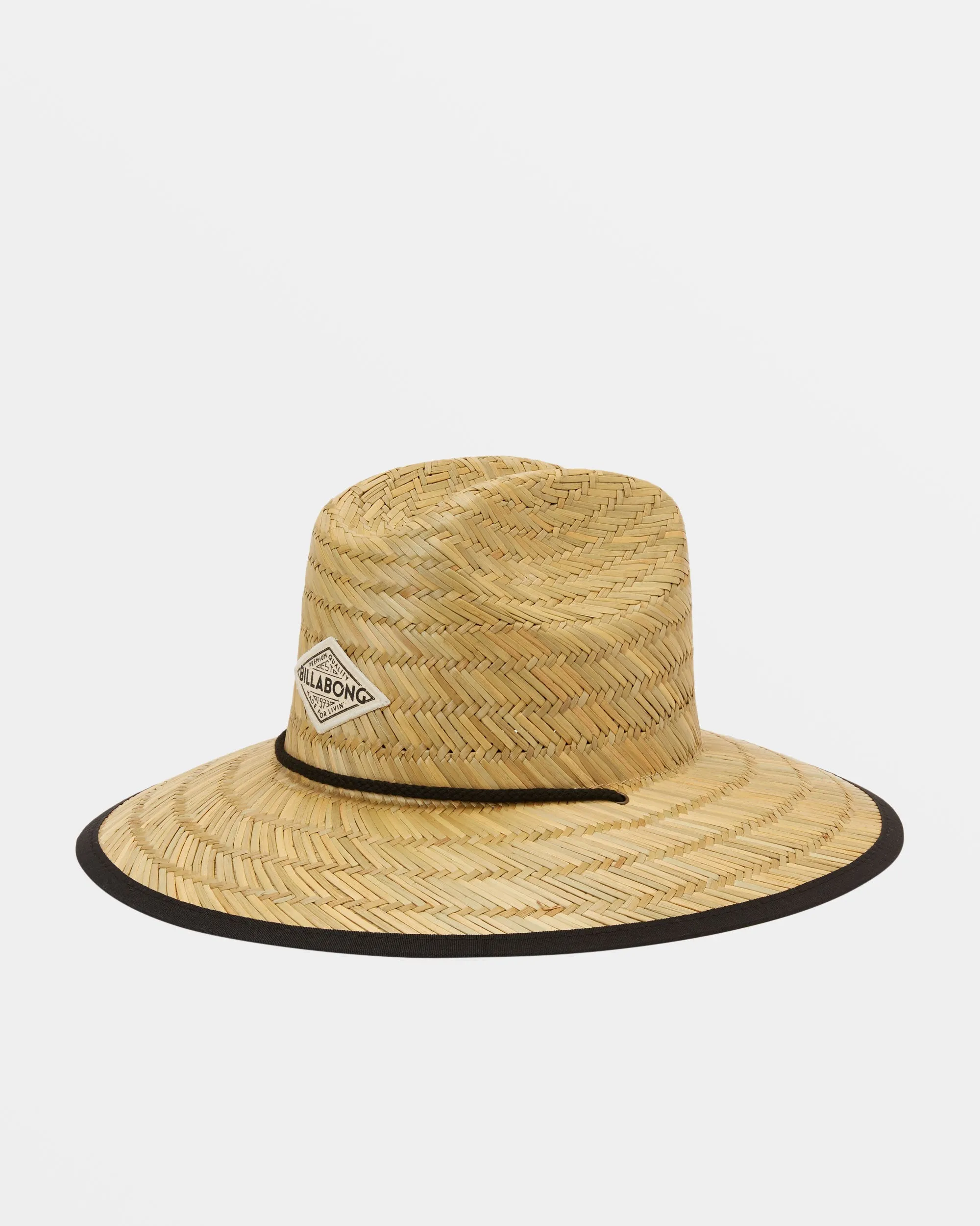 Tipton Straw Lifeguard Hat - Black Multi