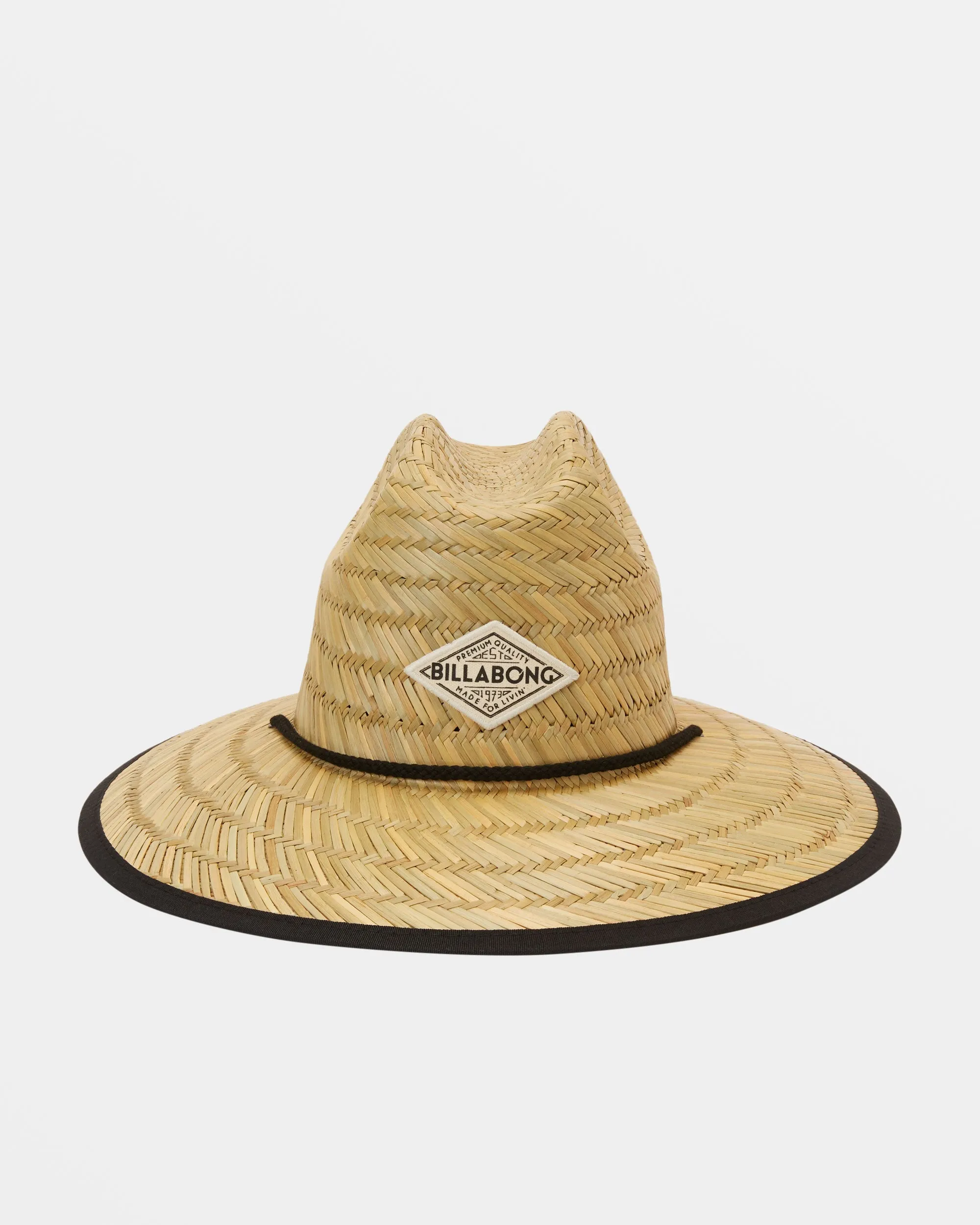 Tipton Straw Lifeguard Hat - Black Multi