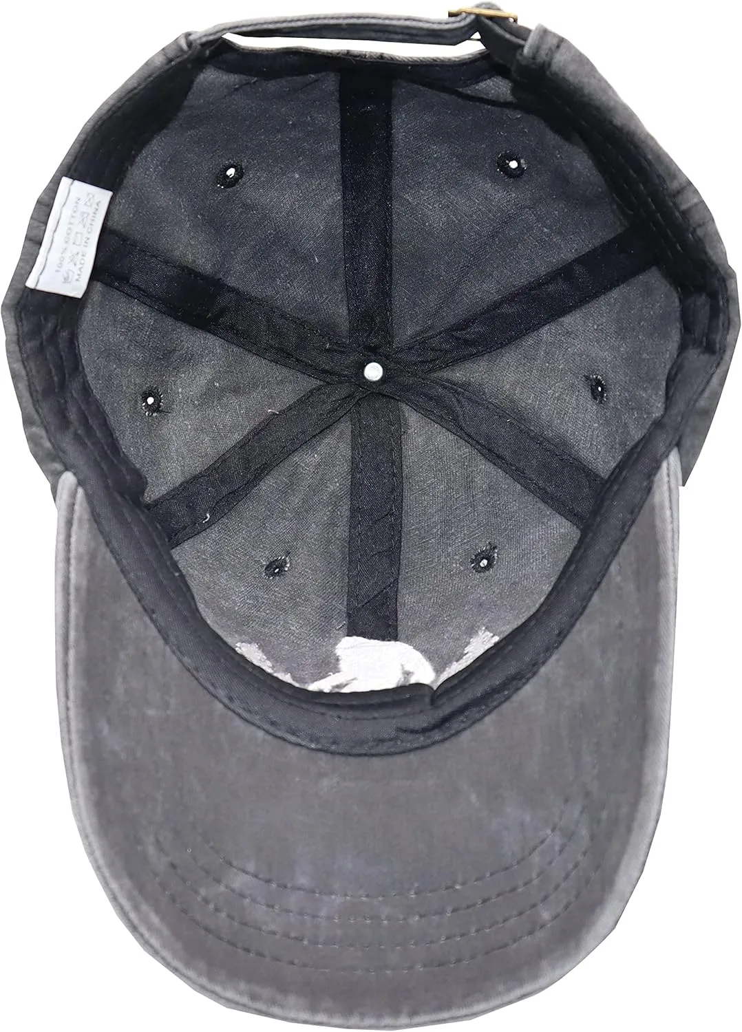 Unisex UFO Bigfoot Denim Hat Adjustable Washed Dyed Cotton Dad Baseball Caps
