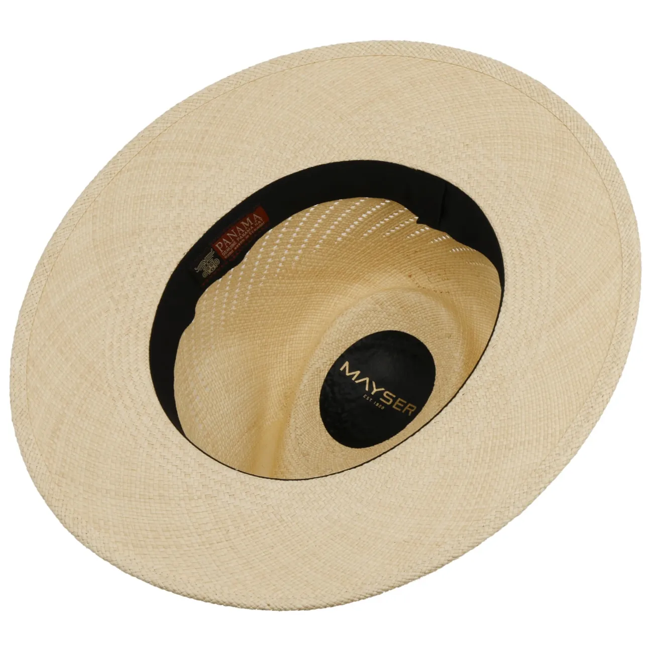 Vented Crown Panama Hat by Mayser