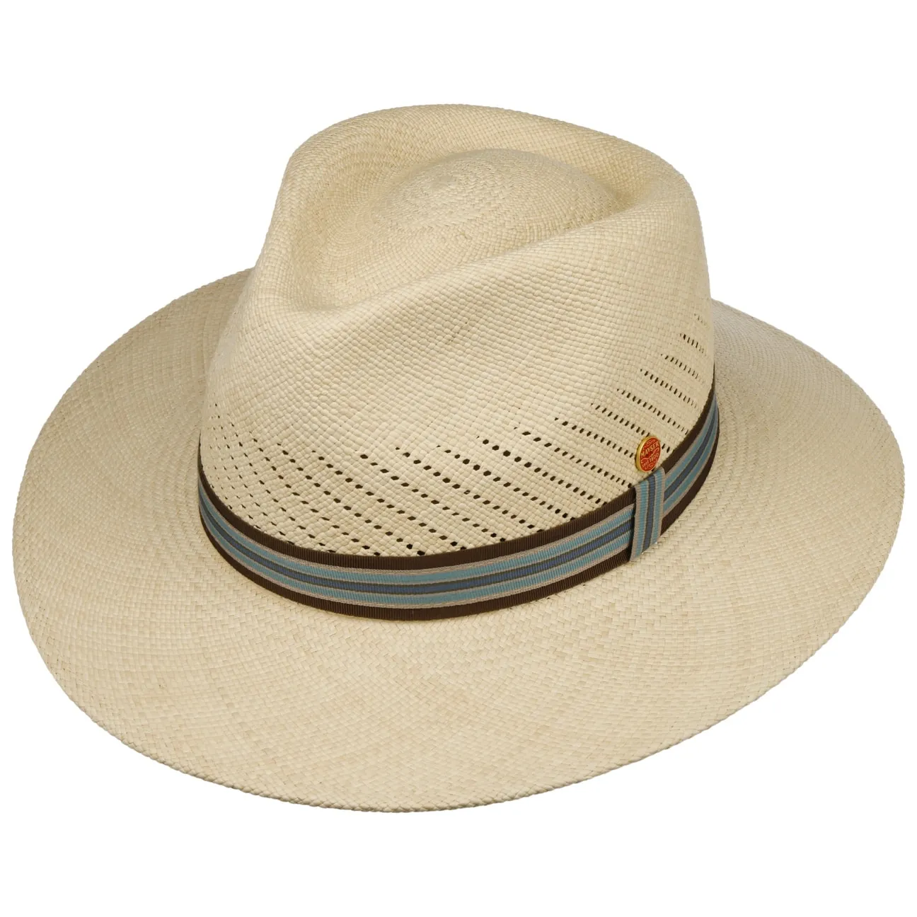 Vented Crown Panama Hat by Mayser