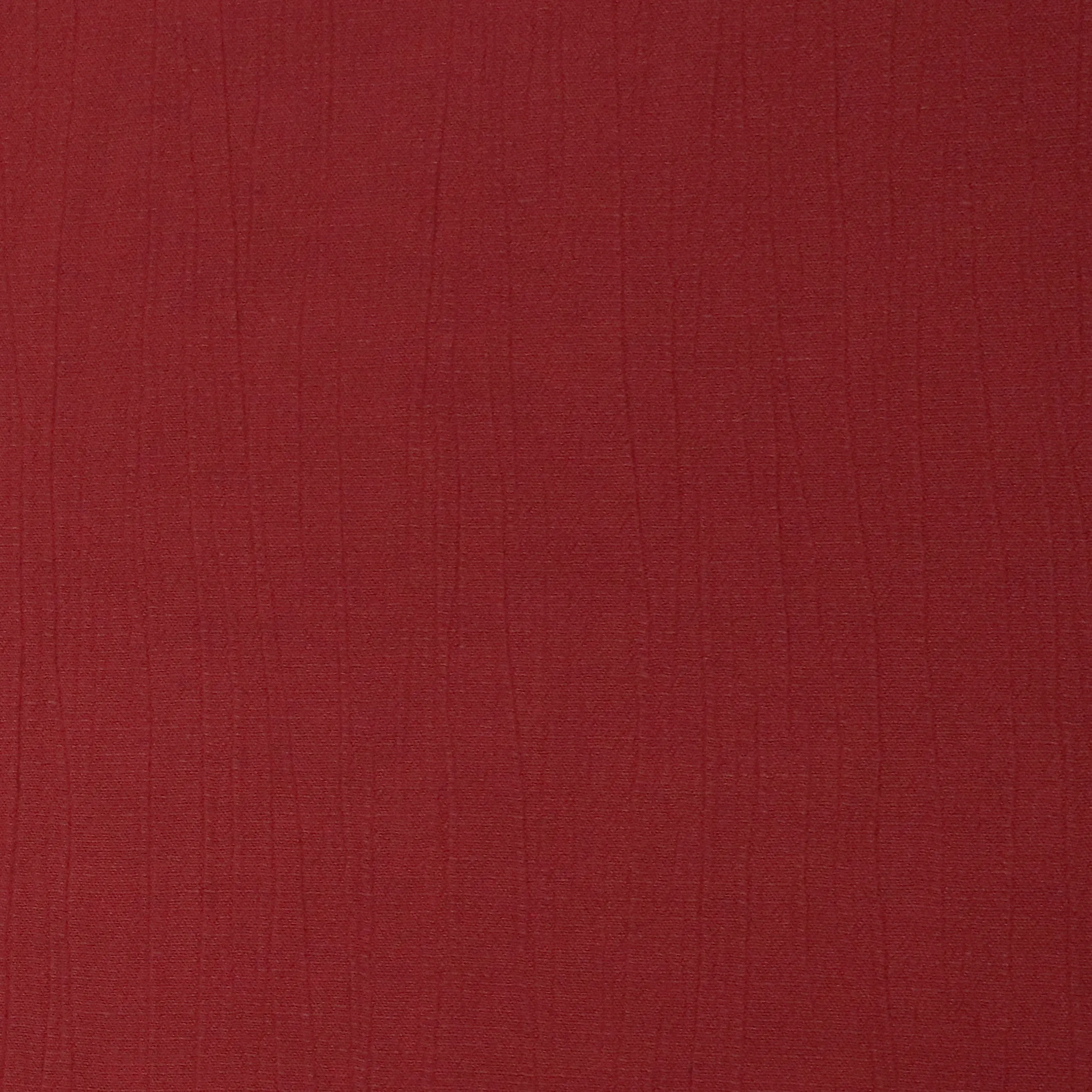 Viscose Linen Crinkle - Red - END OF BOLT 49cm