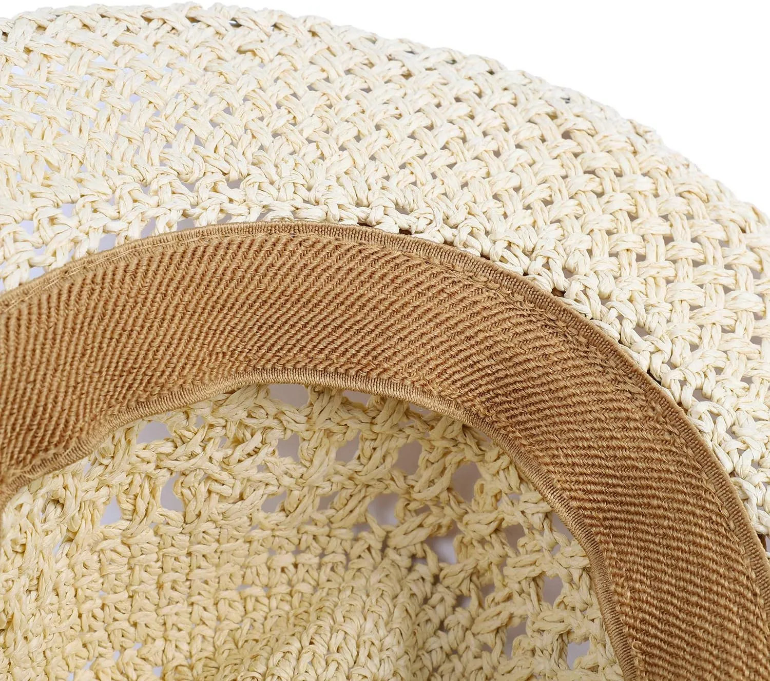 Western Cowboy Straw Hat for Boys Girls Shapeable Kids Fedora Panama Straw Hat Toddlers Floppy Sun Protection Beach Sun Cap