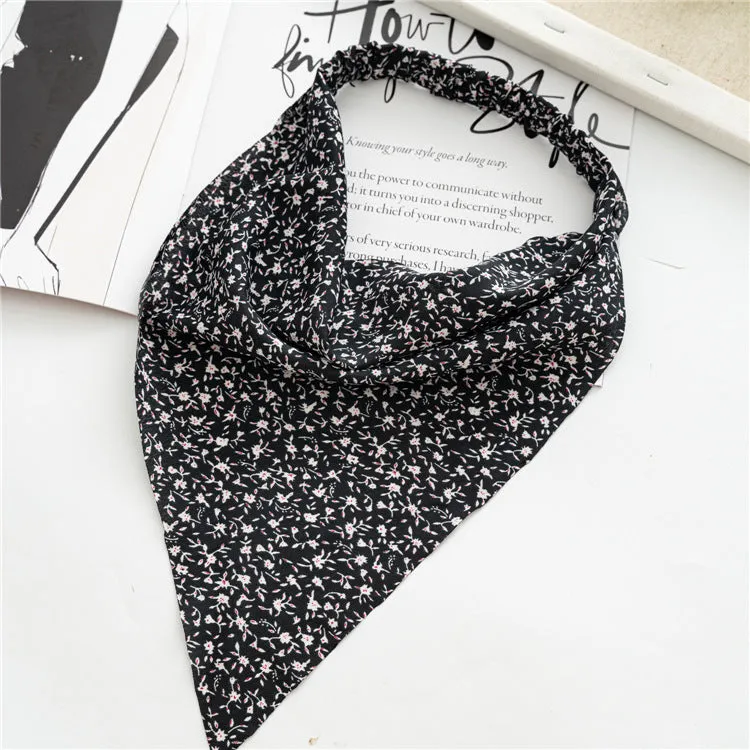 Women's Floral Scarf Chiffon Fabric