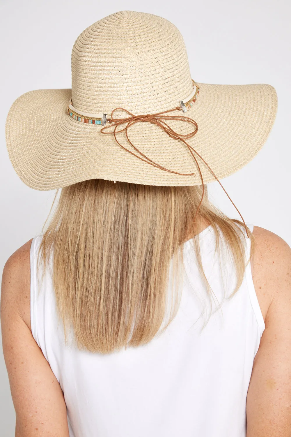 Woodford Wide Brim Hat - Natural
