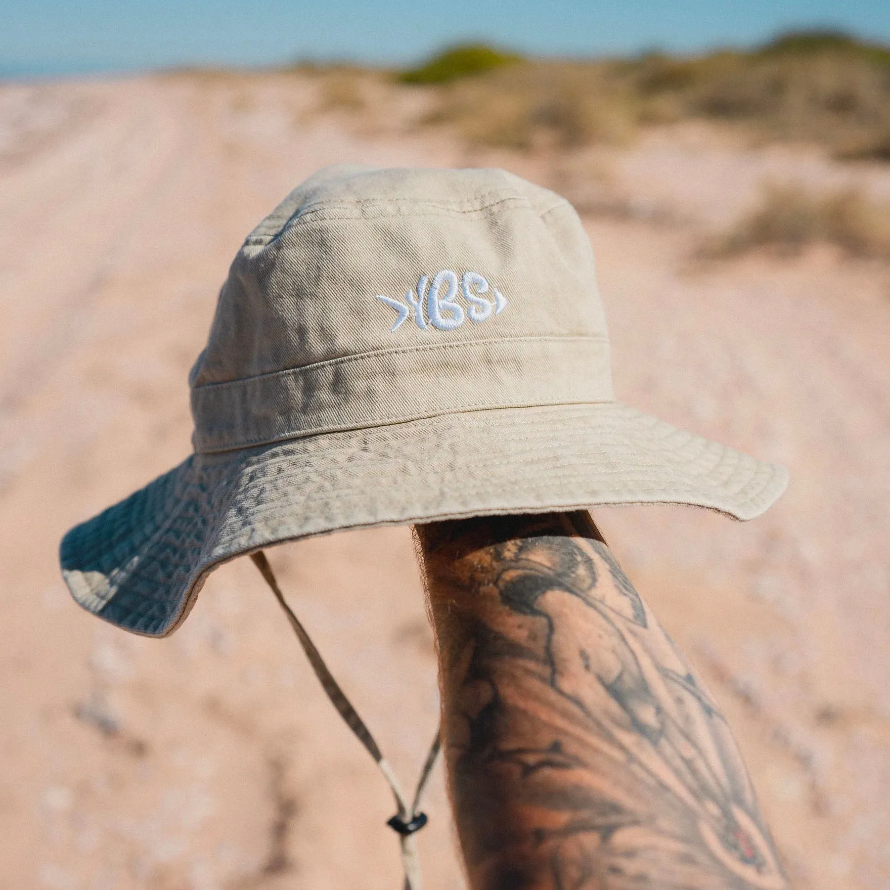 YBS Fish Logo Bucket Hat